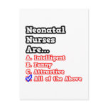 Neonatal Nurse Quiz...Joke postcards