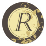 Neopolitan - Initial (Espresso) stickers