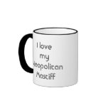 Neopolitan Mastiff face mug