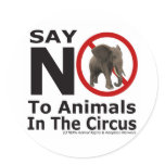 NEPA Animal Adoption Network - Say No To The Circu stickers