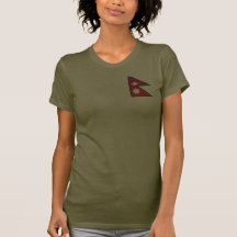 Nepal Flag and Map T-Shirt