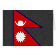 Nepal Flag Greeting Cards