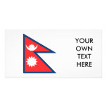 Nepal Flag photo cards