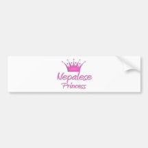 Nepalese Princess Bumper Stickers