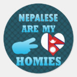 Nepaleses are my Homies Stickers