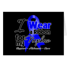 Nephew - Colon Cancer Ribbon Cards