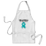 Nephew - I Wear A Teal Ribbon aprons