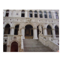 Neptune and Mars Statues, Courtyard of Doges Palac Postcards