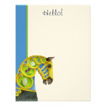 Neptune Hello! Flat Note Cards Personalized Invites