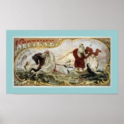 Neptune Tobacco Print by ZephyrusBooks