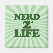 Nerd 4 Life Fridge Magnet