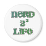 Nerd 4 Life Squared magnets