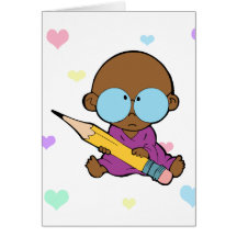 Nerd Baby Greeting Cards