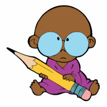 Nerd boy big glasses & pencil acrylic cut outs