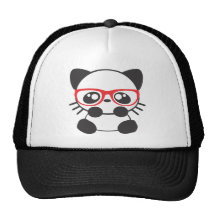 Nerd Cat Mesh Hats