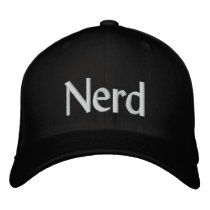 Nerd Embroidered Hat