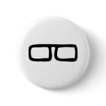 nerd eyeglasses buttons