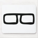 nerd eyeglasses mousepads