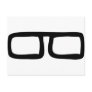 nerd eyeglasses post card