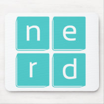 Nerd is the Word mousepads