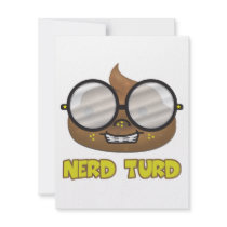 nerd turd with text personalized invite