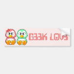 Nerd Valentine: Computer Geek Leet Speak Love Bumper Stickers