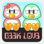 Nerd Valentine: Computer Geek Leet Speak Love Stickers