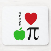 Nerds Love Apple Pie Mouse Pads