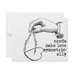 Nerds Make Love Symmetrically invitations