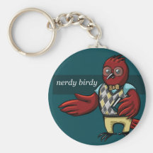 Nerdy Birdy Key Chain