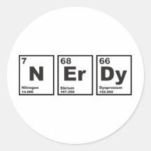 Nerdy Elements Sticker