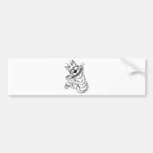 Nervous Cat Bumper Stickers