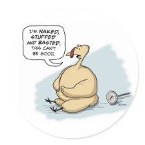 Nervous Turkey sticker