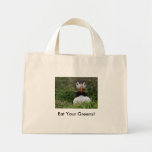 Nest Builder Puffin, Eat Your Greens! Canvas Bag