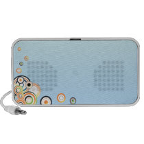 Nested circles in multiple colours speakers