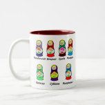 Nesting Dolls Day of the Week Coffee Mug