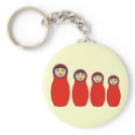 Nesting Peg Dolls keychains