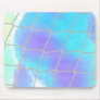 Net background with light blue mousepad