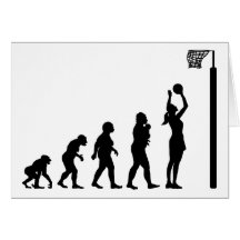 Netball Greeting Card