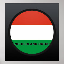 Netherland Dutch Roundel quality Flag Posters