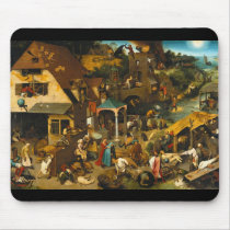 Netherlandish Proverbs by Pieter Bruegel the Elder Mouse Pads