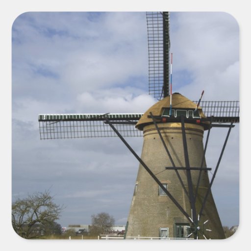 Netherlands (aka Holland), Kinderdijk. 19 Stickers