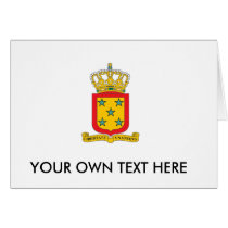 Netherlands Antilles Coat of Arms Greeting Cards