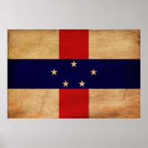 Netherlands Antilles Flag Posters