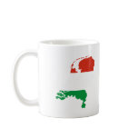 Netherlands Dutch flag map mugs