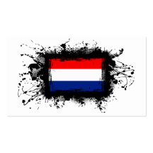 Netherlands Flag Business Cards