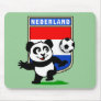 Netherlands Football Panda Mouse Pad