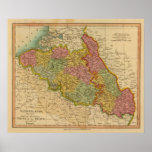 Netherlands, Germany W of Rhine Print