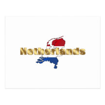 Netherlands (Holland) Dutch flag log gear Post Cards