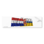 Netherlands & Limburg Waving Flags bumper stickers